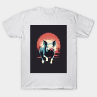 Pig 4 - Japanese Old Vintage T-Shirt